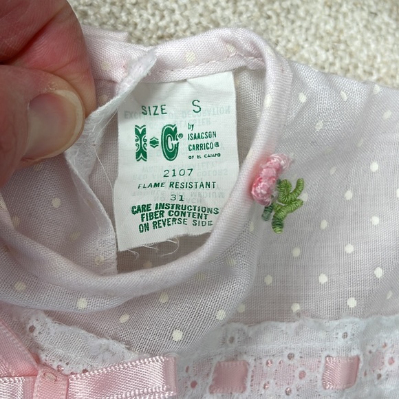 Vintage Isaacson Carrico infant dress size small (12-18m) - Picture 4 of 9